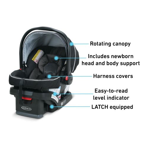 그라코 Graco SnugRide SnugLock 30 Infant Car Seat, Tasha