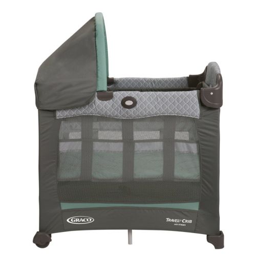 그라코 Graco Travel Lite Baby Crib & Portable Playard, Manor