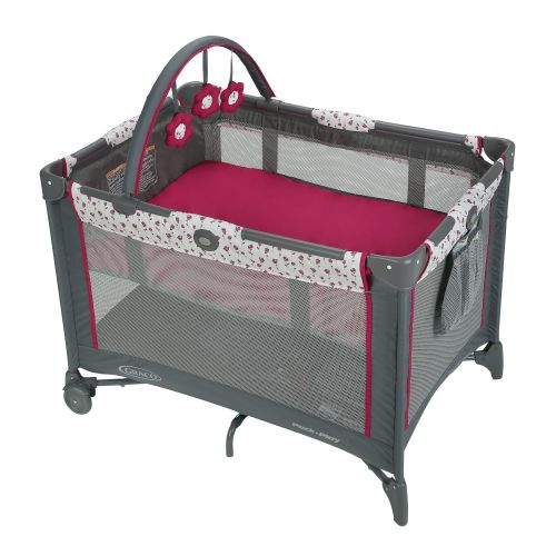 그라코 Graco Pack n Play On the Go Playard with Bassinet, Stratus