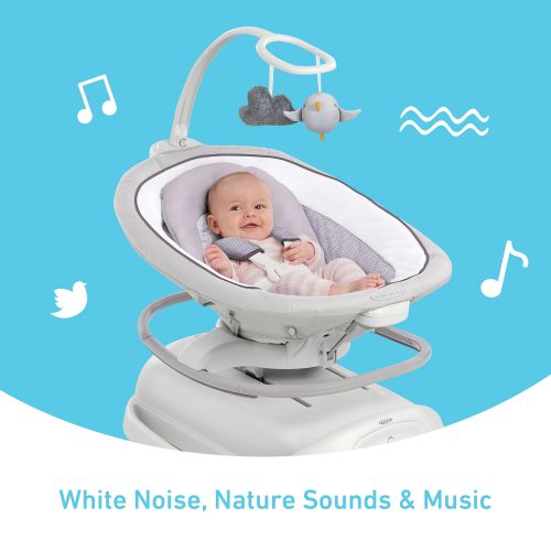 그라코 Graco Sense2Soothe Baby Swing with Cry Detection Technology, Birdie