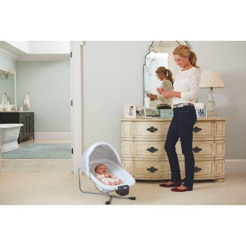 그라코 Graco Pack n Play Quick Connect Portable Bouncer Playard with Bassinet, Albie