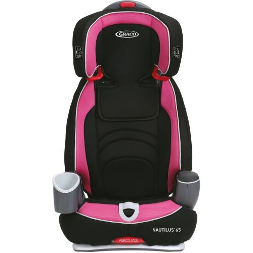 그라코 Graco Nautilus 65 3-in-1 Harness Booster Car Seat, Tera Pink