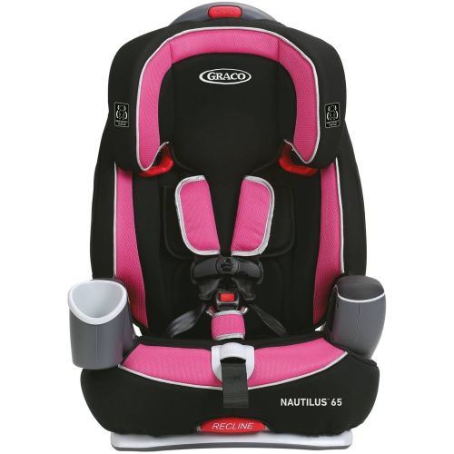 그라코 Graco Nautilus 65 3-in-1 Harness Booster Car Seat, Tera Pink