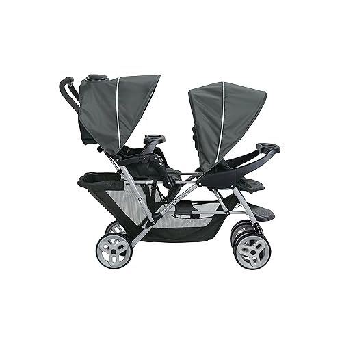 그라코 Graco DuoGlider Double Stroller | Lightweight Double Stroller with Tandem Seating, Glacier