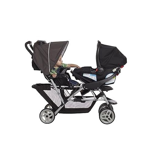 그라코 Graco DuoGlider Double Stroller | Lightweight Double Stroller with Tandem Seating, Glacier