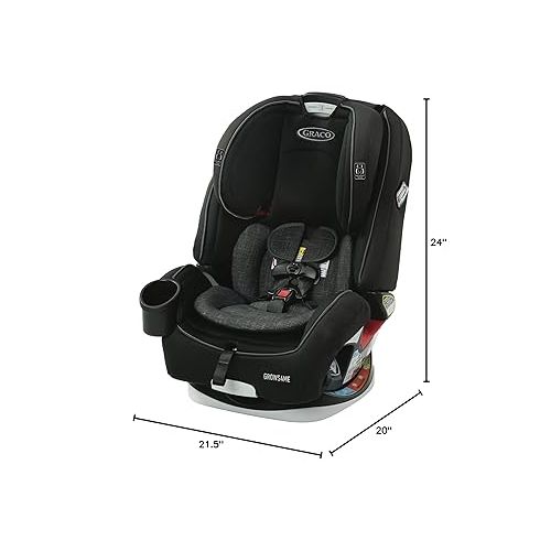 그라코 Graco Grows4Me 4-in-1 Car Seat, Convertible Infant to Toddler Car Seat and Booster, West Point Design, for 10 Years of Safe, Comfortable Journeys