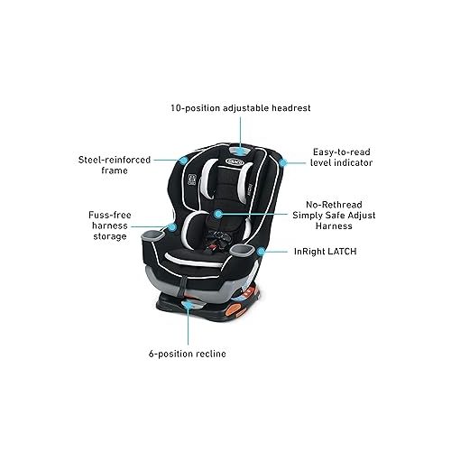 그라코 Graco Extend2Fit 2-in-1 Convertible Car Seat