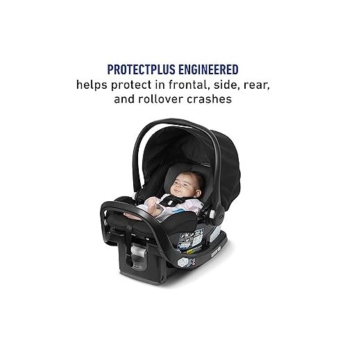 그라코 Graco SnugFit 35 Infant Car Seat | Baby Car Seat with Anti Rebound Bar, Gotham
