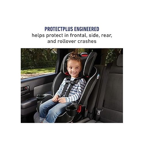 그라코 Graco Slimfit 3 in 1 Convertible Car Seat | Slim & Comfy Design Saves Space in Your Back Seat, Redmond