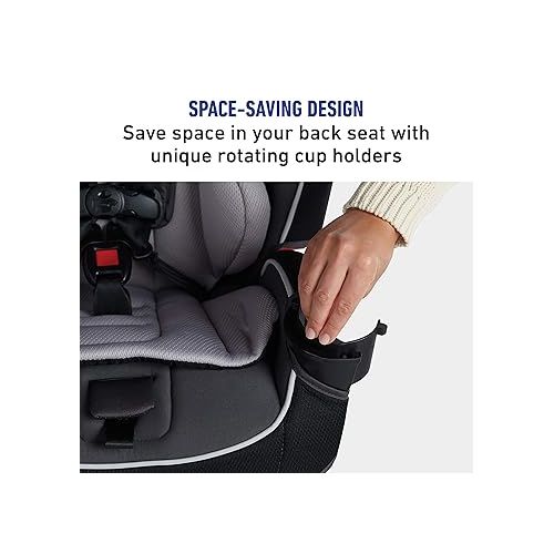 그라코 Graco Slimfit 3 in 1 Convertible Car Seat | Slim & Comfy Design Saves Space in Your Back Seat, Redmond