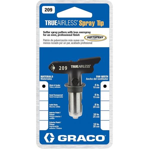 그라코 Graco TRU211 TrueAirless 211 Spray Tip, Black, Silver