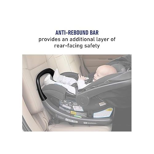 그라코 Graco SnugFit 35 LX Infant Car Seat | Baby Car Seat with Anti Rebound Bar, Pierce