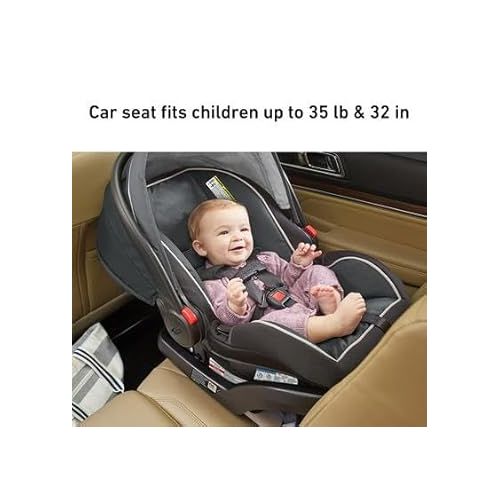 그라코 Graco SnugRide SnugLock 35 Infant Car Seat, Harleigh