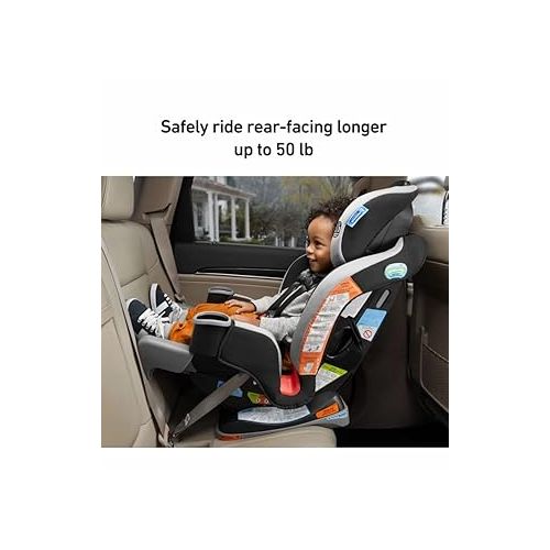 그라코 Graco Extend2Fit 3-in-1 Convertible Car Seat, Rear Facing, Forward Facing, and Booster Seat, Hamilton