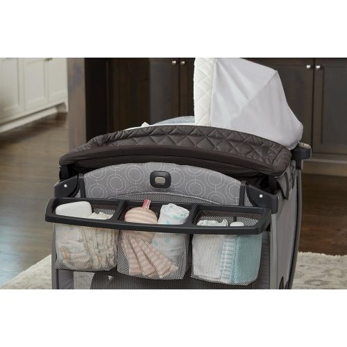 그라코 Graco Pack n Play Quick Connect Portable Napper Deluxe Bassinet, Diana