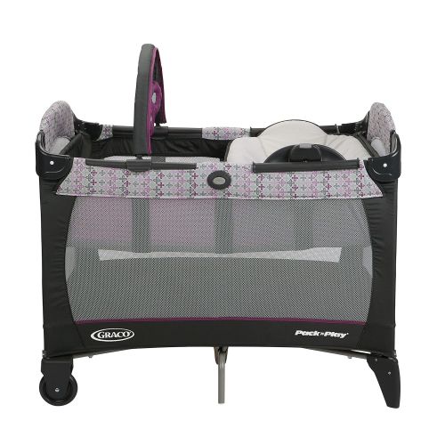 그라코 Graco Pack n Play Playard Reversible Napper & Changer LX Bassinet, Landry