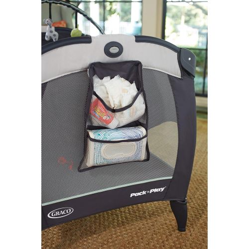 그라코 Graco Pack n Play Playard Reversible Napper & Changer LX Bassinet, Landry