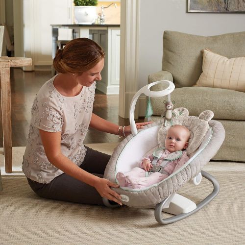 그라코 Graco EveryWay Soother Baby Swing with Removable Rocker, Tristan