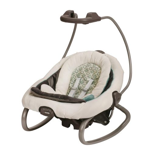 그라코 Graco DuetSoothe Baby Swing and Rocker, Winslet Light Beige/Light Green