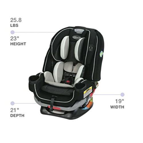 그라코 GRACO Graco 4Ever Extend2Fit 4 in 1 Car Seat | Ride Rear Facing Longer with Extend2Fit, Clove