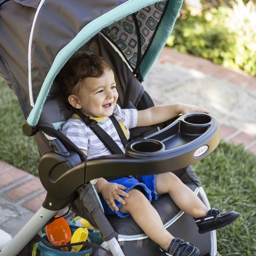 그라코 Graco FastAction Fold Travel System | Includes FastAction Fold Stroller and SnugRide 30 Infant Car Seat, Bennett