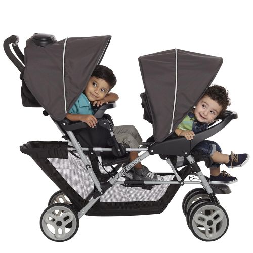 그라코 Graco DuoGlider Double Stroller | Lightweight Double Stroller with Tandem Seating, Glacier