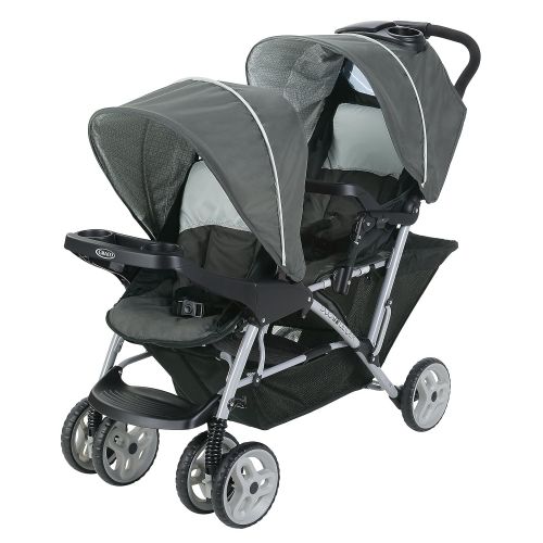 그라코 Graco DuoGlider Double Stroller | Lightweight Double Stroller with Tandem Seating, Glacier