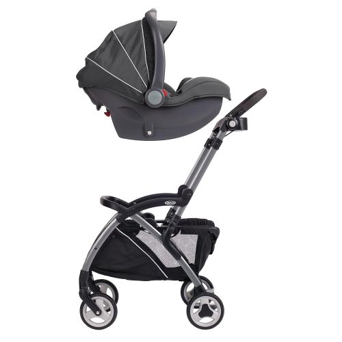 그라코 Graco SnugRider Elite Infant Car Seat Frame Stroller, Black