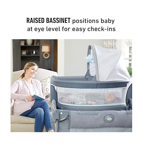 그라코 Graco Pack ‘n-Play Travel Dome LX-Playard | Features Portable Bassinet, Redmond