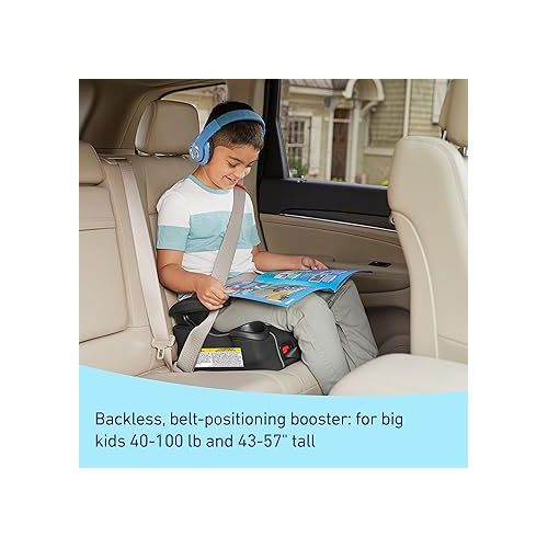 그라코 Graco® TurboBooster® LX Backless Booster with Affix Latch | Backless Booster Seat for Big Kids Transitioning to Vehicle Seat Belt (Rio)