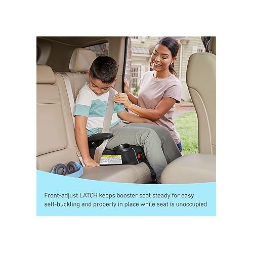 그라코 Graco® TurboBooster® LX Backless Booster with Affix Latch | Backless Booster Seat for Big Kids Transitioning to Vehicle Seat Belt (Rio)