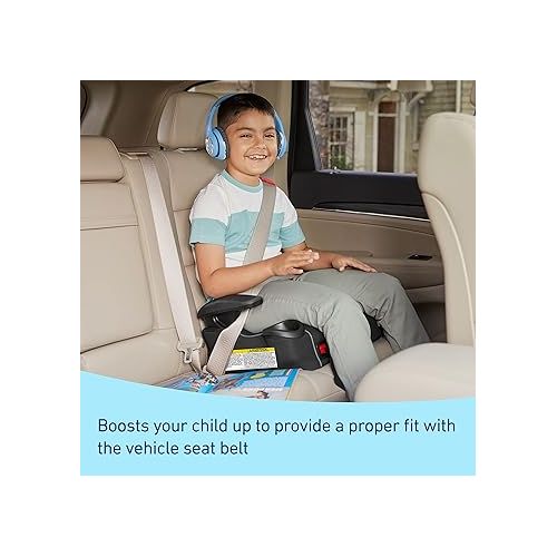 그라코 Graco® TurboBooster® LX Backless Booster with Affix Latch | Backless Booster Seat for Big Kids Transitioning to Vehicle Seat Belt (Rio)