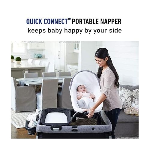 그라코 Graco Pack 'n Play FoldLite Playard | Lightweight Travel Pack 'n Play with Easy, Compact Fold, Remi