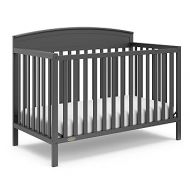Graco Benton 5-in-1 Convertible Crib (Gray) - GREENGUARD Gold Certified, Converts from Baby Crib to Toddler Bed, Daybed and Full-Size Bed, Fits Standard Full-Size Crib Mattress