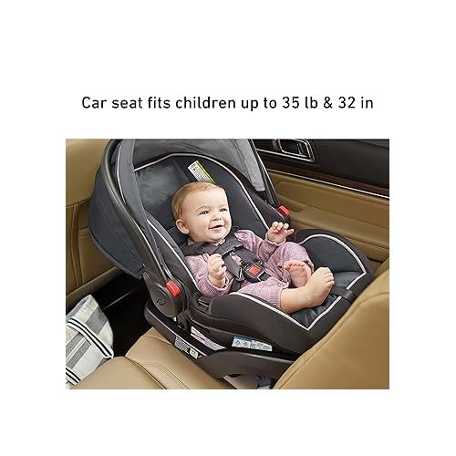 그라코 Graco SnugRide SnugLock 35 Infant Car Seat | Baby Car Seat, Redmond
