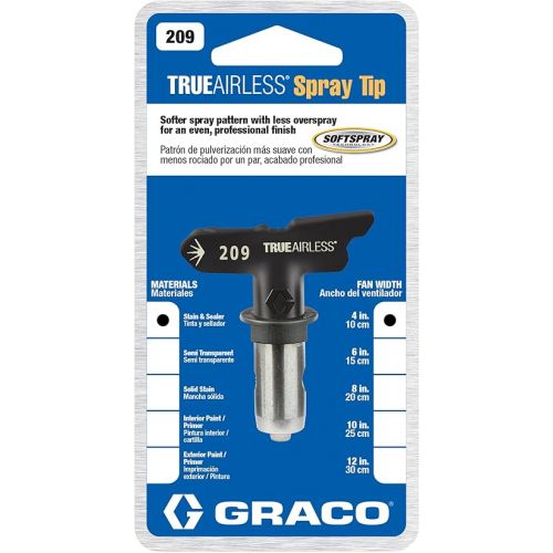 그라코 Graco TRU411 TrueAirless 411 Spray Tip, Black, Silver