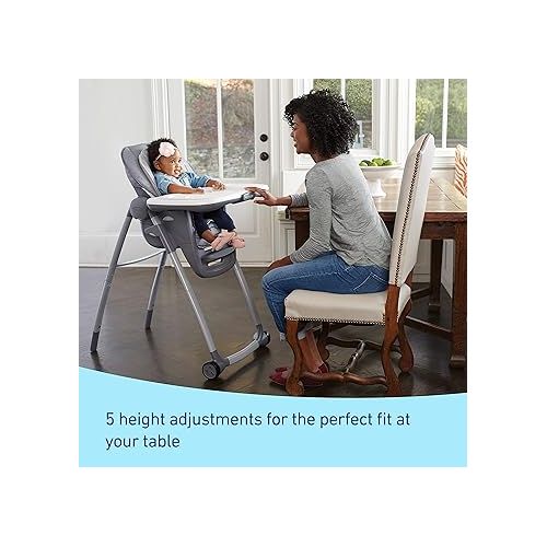 그라코 Graco Table2Table Premier Fold 7 in 1 Convertible High Chair | Converts to Dining Booster Seat, Kids Table, and More, Maison