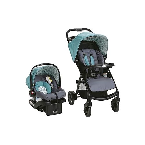 그라코 Graco Verb Travel System | Includes Verb Stroller and SnugRide 30 Infant Car Seat, Merrick