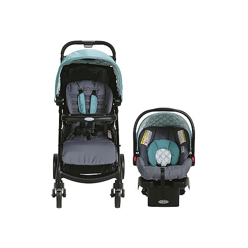 그라코 Graco Verb Travel System | Includes Verb Stroller and SnugRide 30 Infant Car Seat, Merrick
