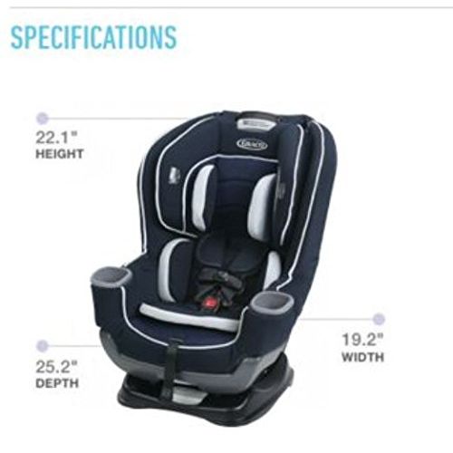 그라코 [아마존 핫딜] [아마존핫딜]GRACO Graco Extend2Fit Convertible Car Seat | Ride Rear Facing Longer with Extend2Fit, Davis