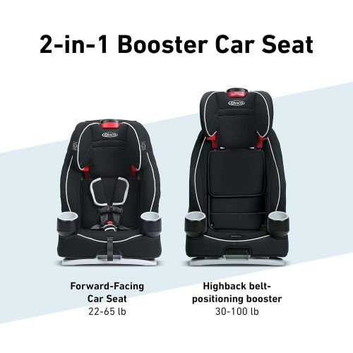 그라코 [아마존베스트]Graco Atlas 65 2-in-1 Harness Booster Car Seat, Glacier