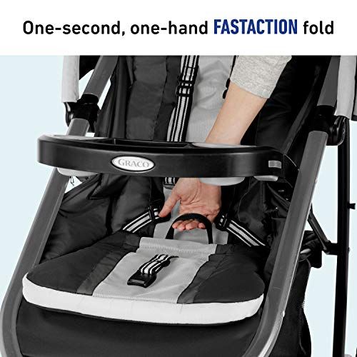 그라코 [아마존베스트]Graco Fastaction Fold Jogger Click Connect Baby Travel System, Gotham