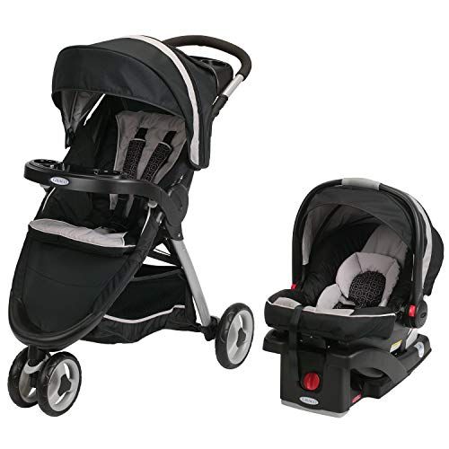 그라코 [아마존베스트]Graco Fastaction Fold Sport Click Connect Travel System, Pierce