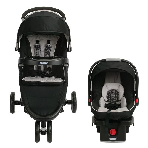 그라코 [아마존베스트]Graco Fastaction Fold Sport Click Connect Travel System, Pierce