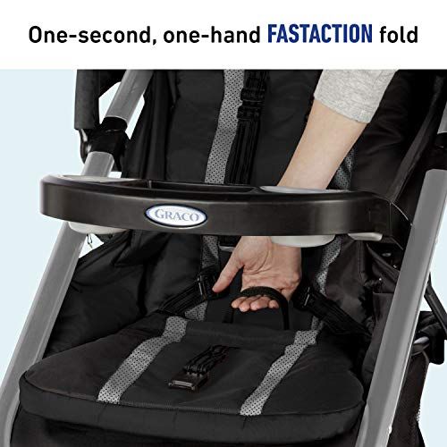 그라코 [아마존베스트]Graco Fastaction Fold Jogger Click Connect Travel System, Chili Red