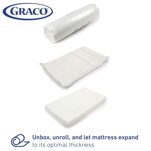 그라코 [아마존베스트]Stork Craft Graco Premium Foam Crib and Toddler Mattress (White)  Ships Compressed in Lightweight Box, Ideal...