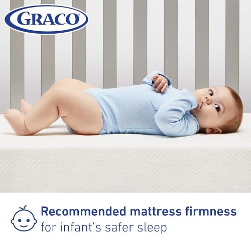 그라코 [아마존베스트]Stork Craft Graco Premium Foam Crib and Toddler Mattress (White)  Ships Compressed in Lightweight Box, Ideal...