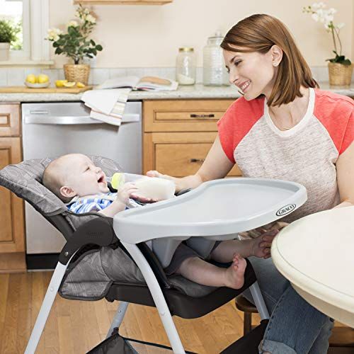 그라코 [아마존베스트]Graco Slim Snacker High Chair | Ultra Compact High Chair, Whisk