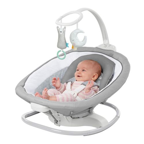 그라코 Graco Sense2Soothe Baby Swing with Cry Detection Technology, Sailor