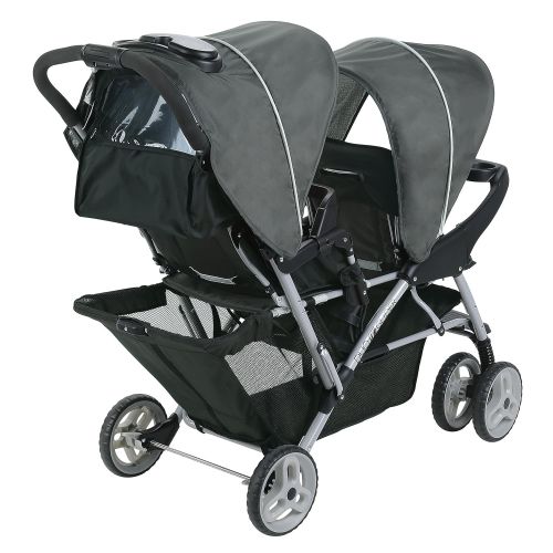 그라코 Graco DuoGlider Double Stroller | Lightweight Double Stroller with Tandem Seating, Glacier